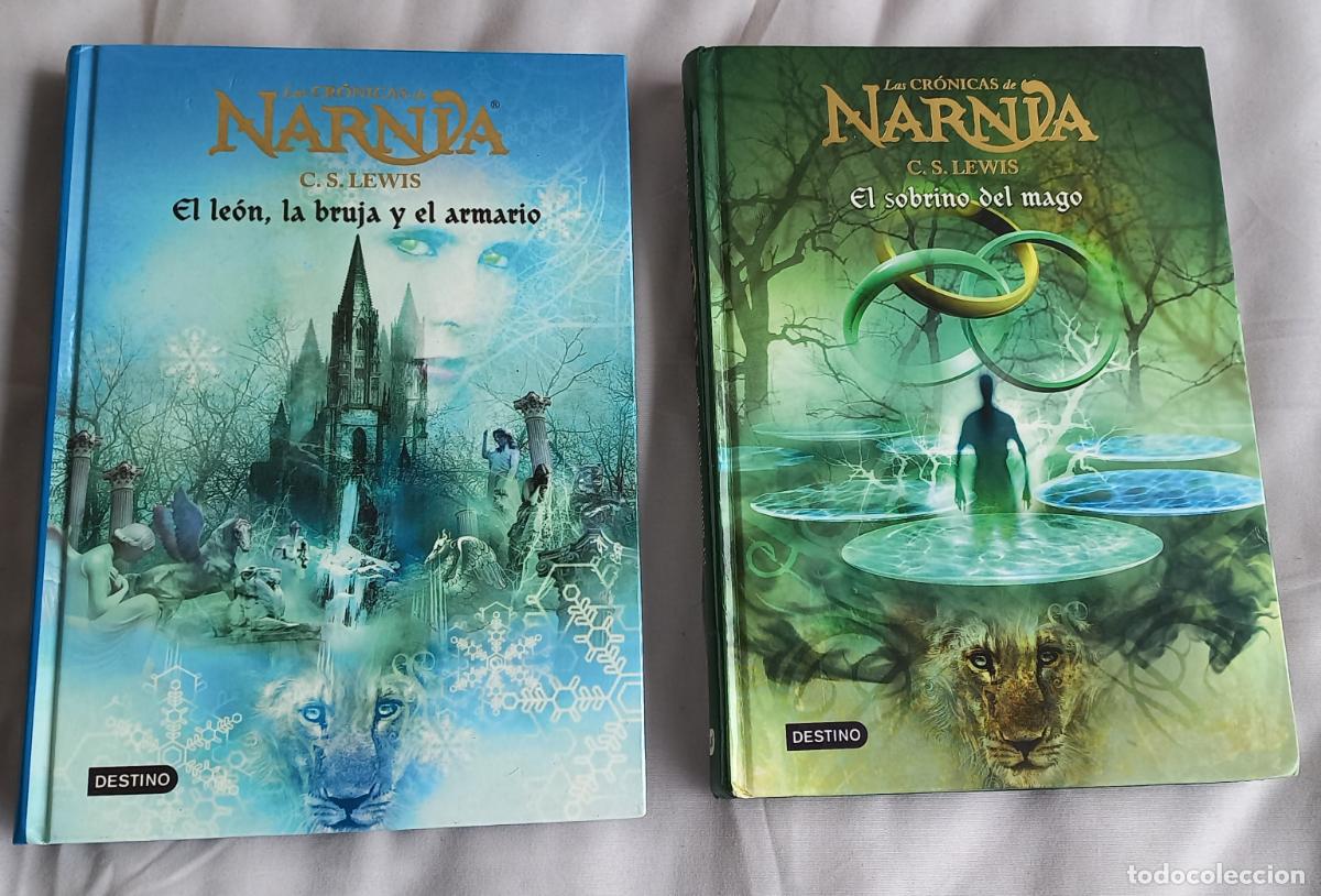 Libros de segunda mano: LAS CRONICAS DE NARNIA C S LEWIS 2 LIBROS EL SOBRINO DEL MAGO, LE&Oacute;N BRUJA Y EL ARMARIO. DESTINO 2005