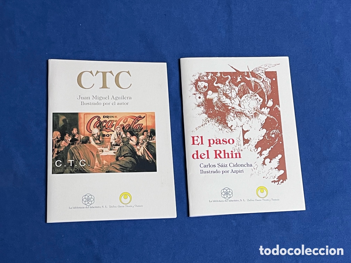 Libros de segunda mano: CTC (Aguilera) El paso del Rhin (Cidoncha) Firma de autor e ilustrador Numerado Biblioteca Laberinto