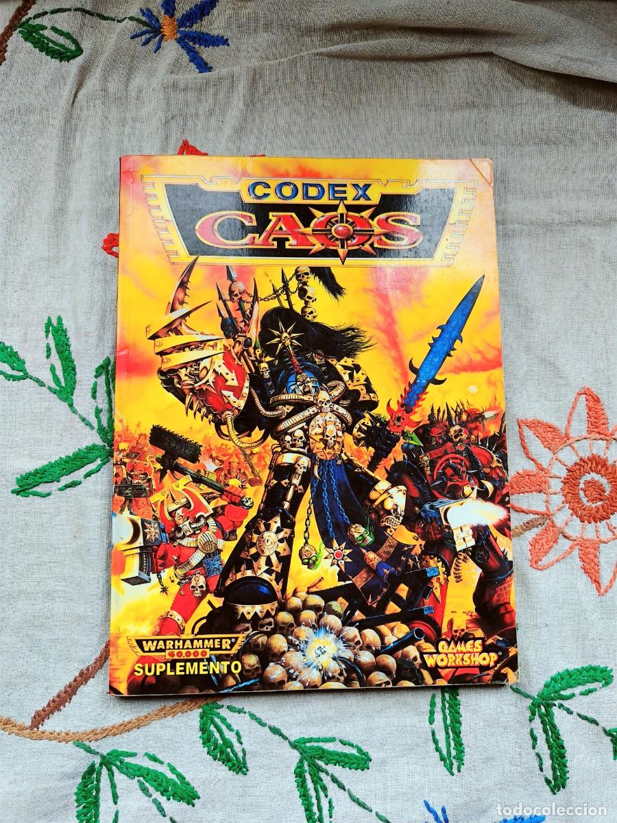 Libros de segunda mano: Ejercitos Warhammer. Caos. Games Workshop. Suplemento. Codex. Est&aacute; en buen estado.