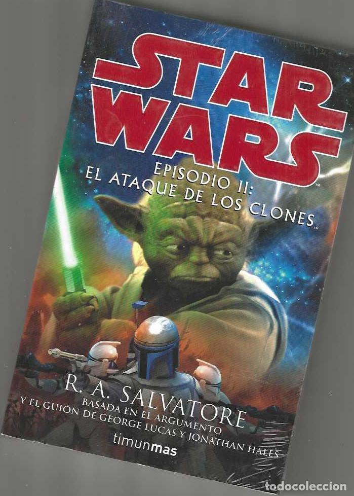 Libros de segunda mano: EL ATAQUE DE LOS CLONES - EP. II - STAR WARS - TIMUN MAS - TAPA BLANDA