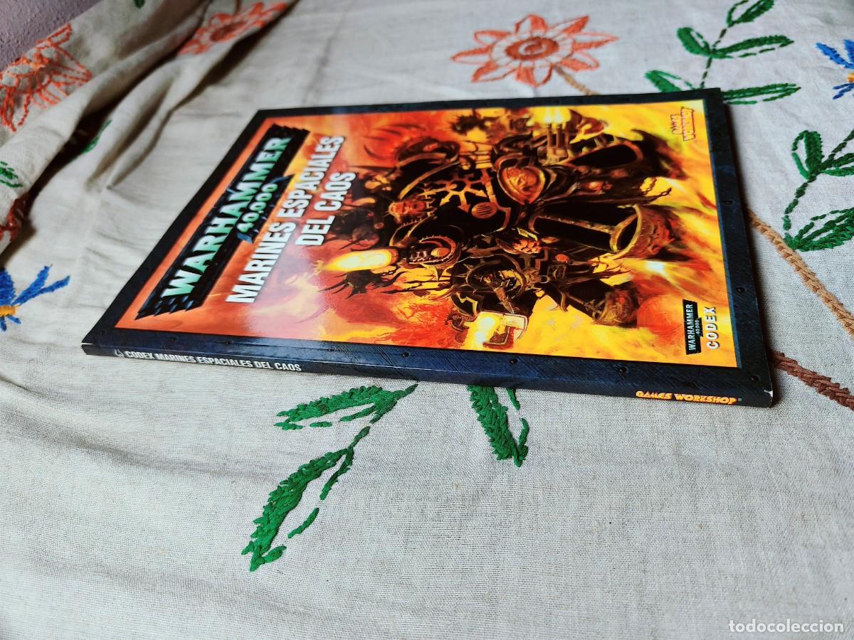 Libros de segunda mano: Codex marines espaciales caos. Warhammer. Games Workshop. Suplemento. Codex. - Foto 2