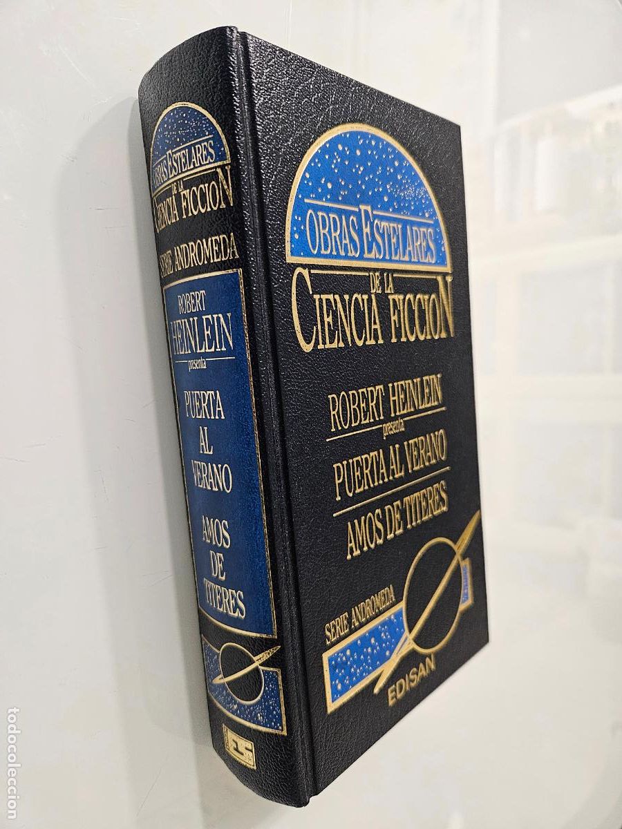 Libros de segunda mano: Puerta al verano; Amos de t&iacute;teres / Robert Heinlein / Edisan 1987