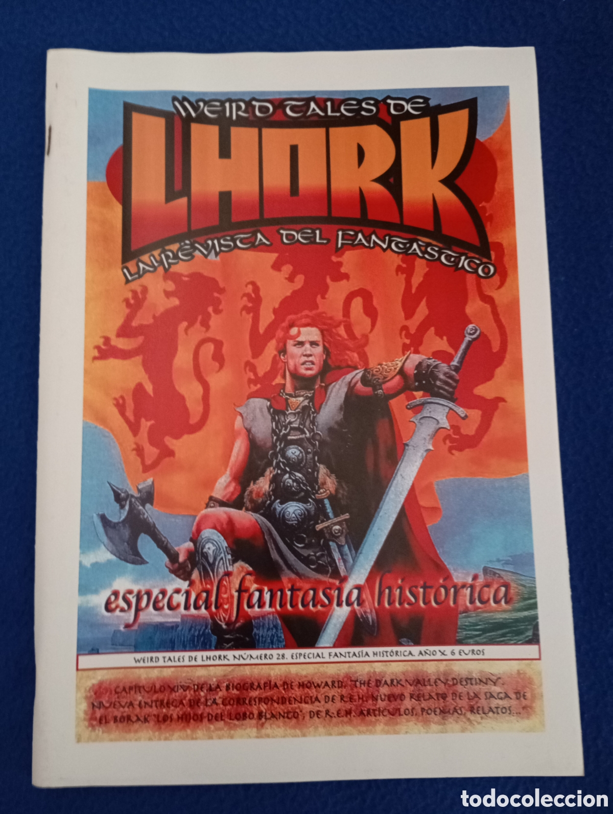 Libri di seconda mano: WEIRD TALES DE LHORK N&ordm; 28 - ESPECIAL FANTAS&Iacute;A HIST&Oacute;RICA