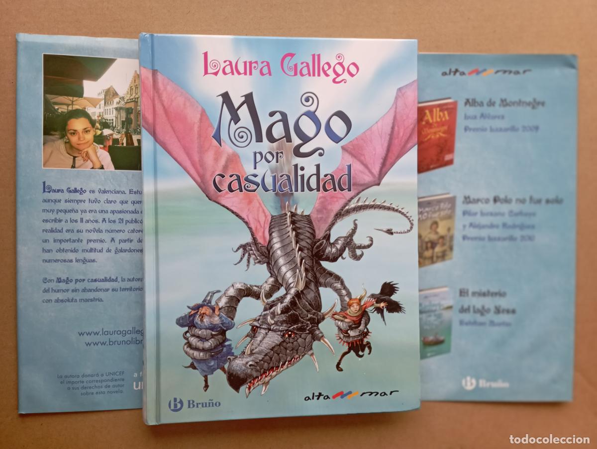 Libros de segunda mano: PLI - LAURA GALLEGO - MAGO POR CAUALIDAD - EDI. BRU&Ntilde;O
