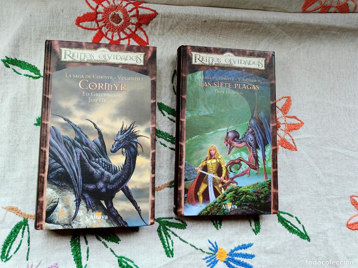 Libros de segunda mano: La saga de Cormyr. Reinos Olvidados La Colecci&oacute;n. Vols I y II. Salvatore. Altaya. Tapa dura.