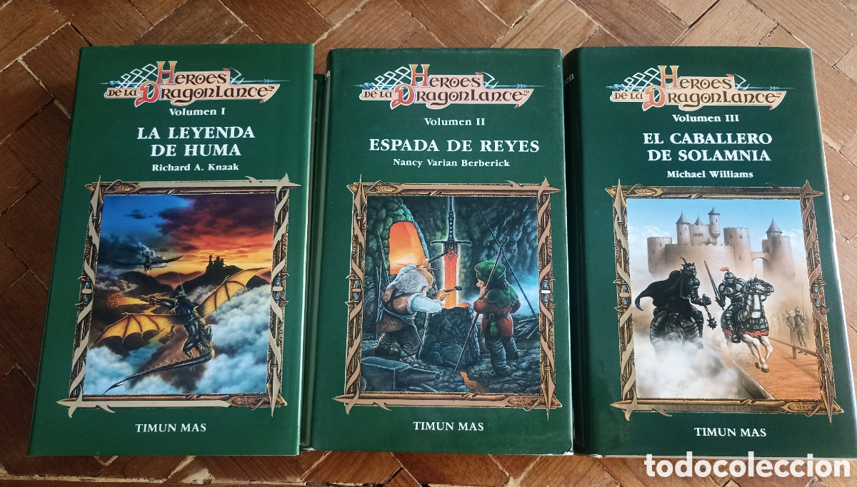 Libros de segunda mano: Trilog&iacute;a H&eacute;roes de Dragonlance - Timun Mas