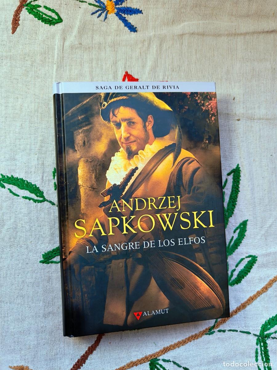 Libros de segunda mano: Saga Geralt de Rivia Libro 3. Sangre Elfos. Andrzej Sapkowski. Editorial Alamut. Tapa dura. The Witc