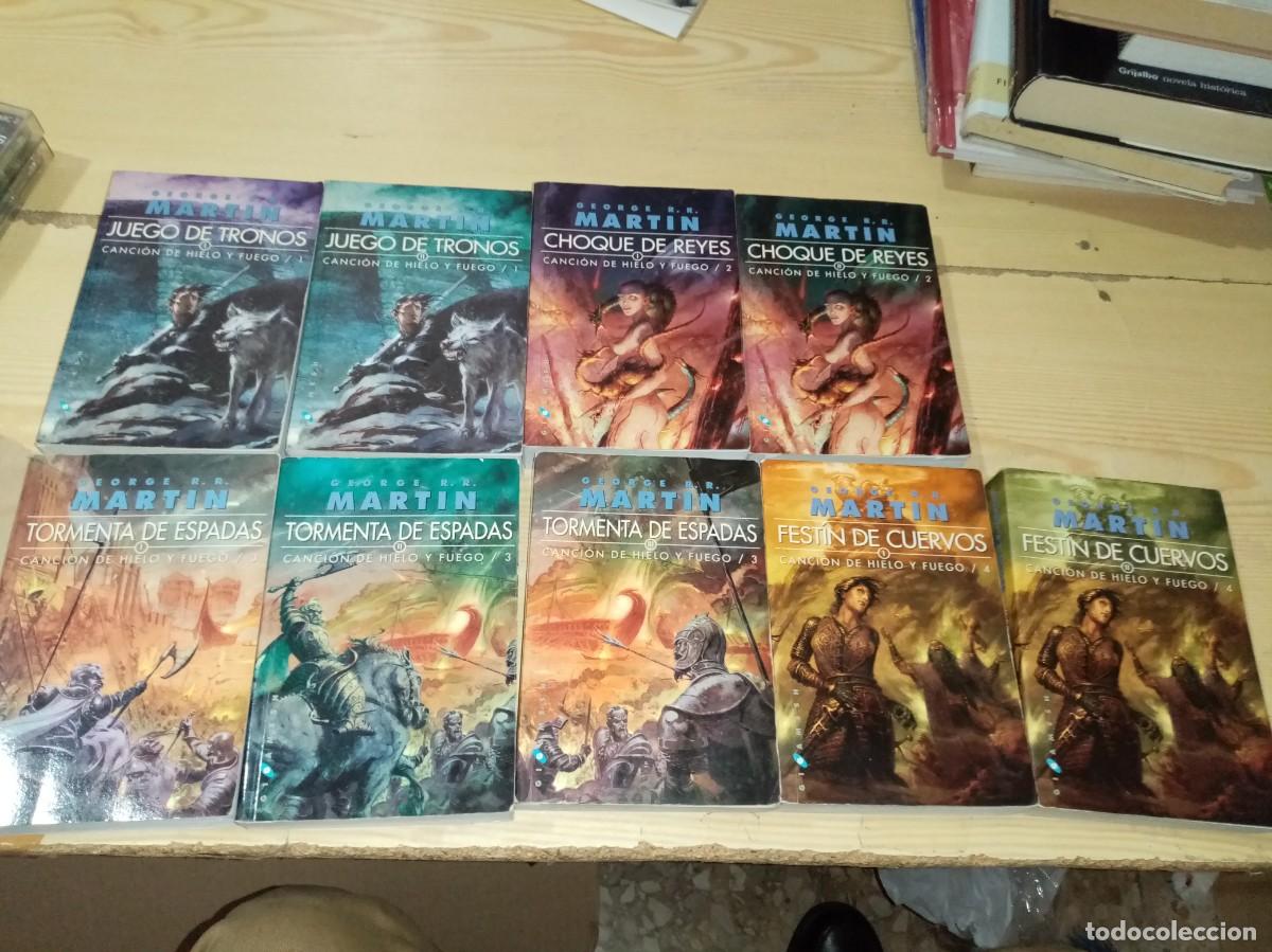 Libros de segunda mano: LOTE DE 9 LIBROS. CANCION DE HIELO Y FUEGO. EST30B3