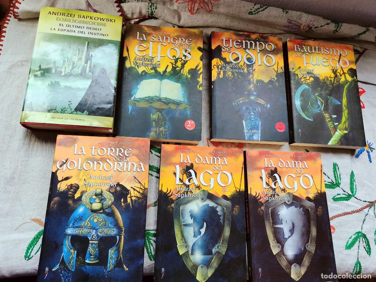 Libros de segunda mano: Colecci&oacute;n Geralt Rivia. Bibliopolis. Andrzej Sapkowski