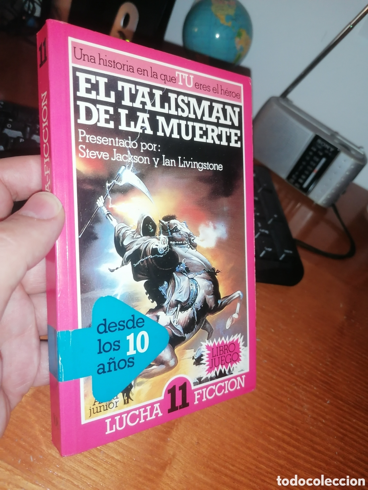 Libros de segunda mano: Libro: EL TALISM&Aacute;N DE LA MUERTE. Colecci&oacute;n lucha-ficci&oacute;n N&deg; 11