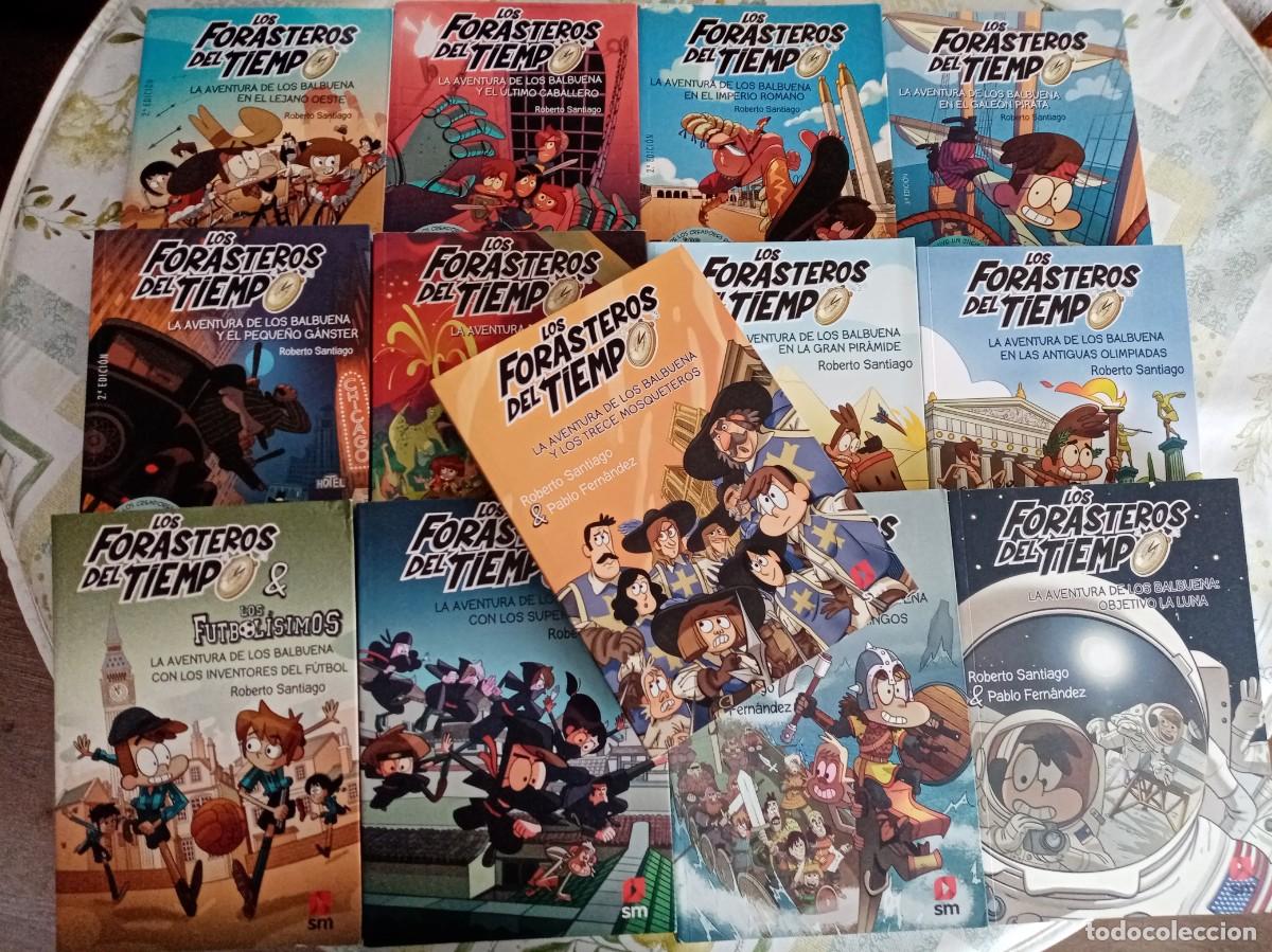 Libros de segunda mano: LOS FORASTEROS DEL TIEMPO ( 13 VOL.). Roberto Santiago y Pablo Fern&aacute;ndez ( SM )