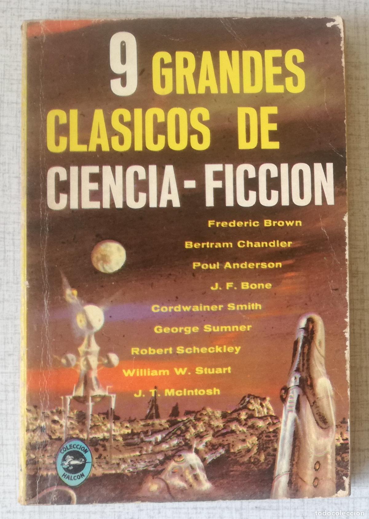 Libros de segunda mano: 9 grnades clasicos de ciencia-ficcion; Editorial Diana, Coleccion Halcon, n&ordm; 48