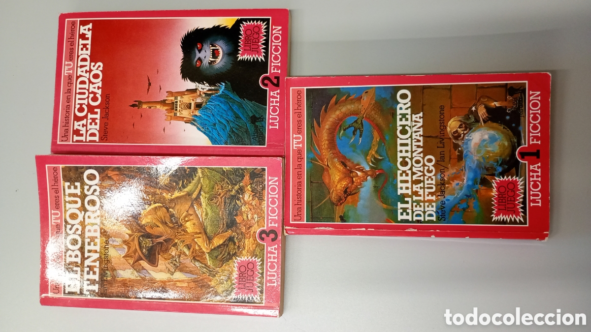 Libros de segunda mano: Lote Altea Junior Lucha Ficci&oacute;n 1 a 3: Ian Livingstone y Steve Jackson