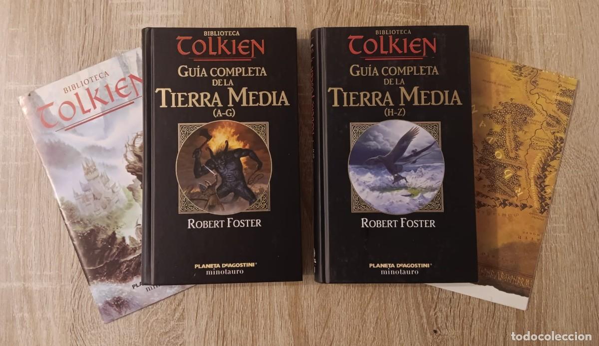 Libros de segunda mano: BIBLIOTECA TOLKIEN GUIA COMPLETA DE LA TIERRA MEDIA EN DOS TOMOS A G Y H Z ROBERT FOSTER