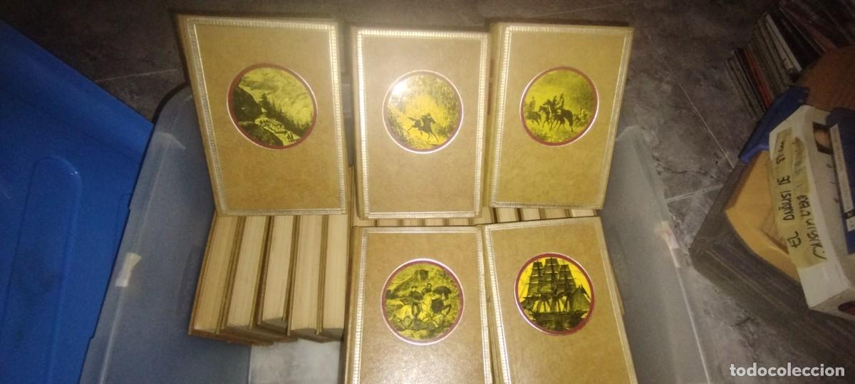 Libros de segunda mano: Lo mejor de Julio Verne. Colecci&oacute;n de 20 tomos