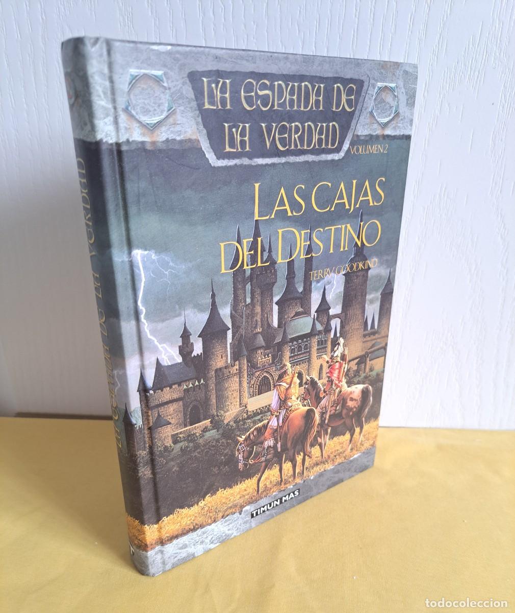 Libros de segunda mano: TERRY GOODKIND - LAS CAJAS DEL DESTINO (LA ESPADA DE LA VERDAD 2) - TIMUN MAS 2003