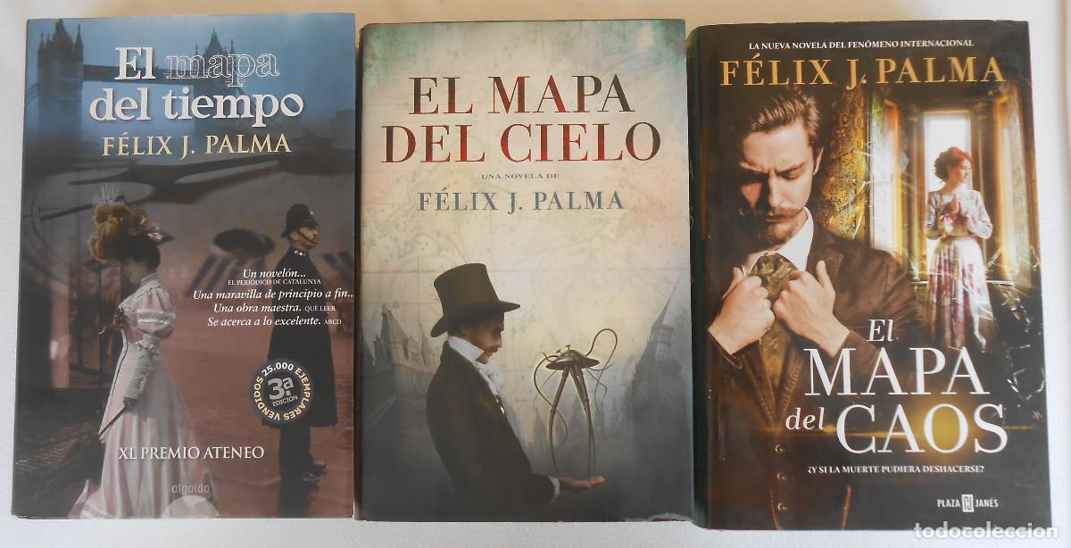 Libros de segunda mano: EL MAPA DEL CIELO/ EL MAPA DEL TIEMPO/ EL MAPA DEL CAOS (TRILOGIA VICTORIANA) - FELIX J. PALMA
