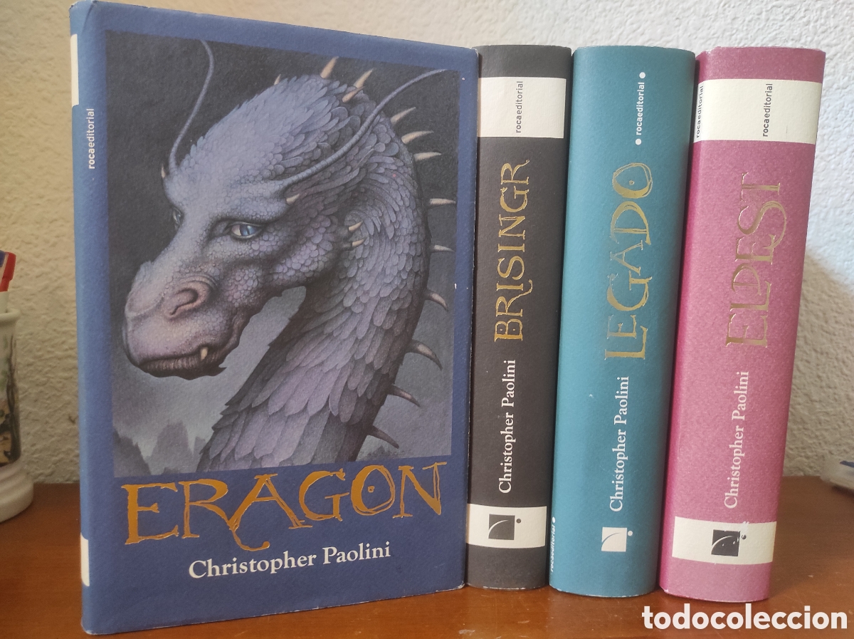 Libros de segunda mano: Christopher Paolini. El legado: Legado Eldest Eragon Brisingr - Roca ed. 2005.