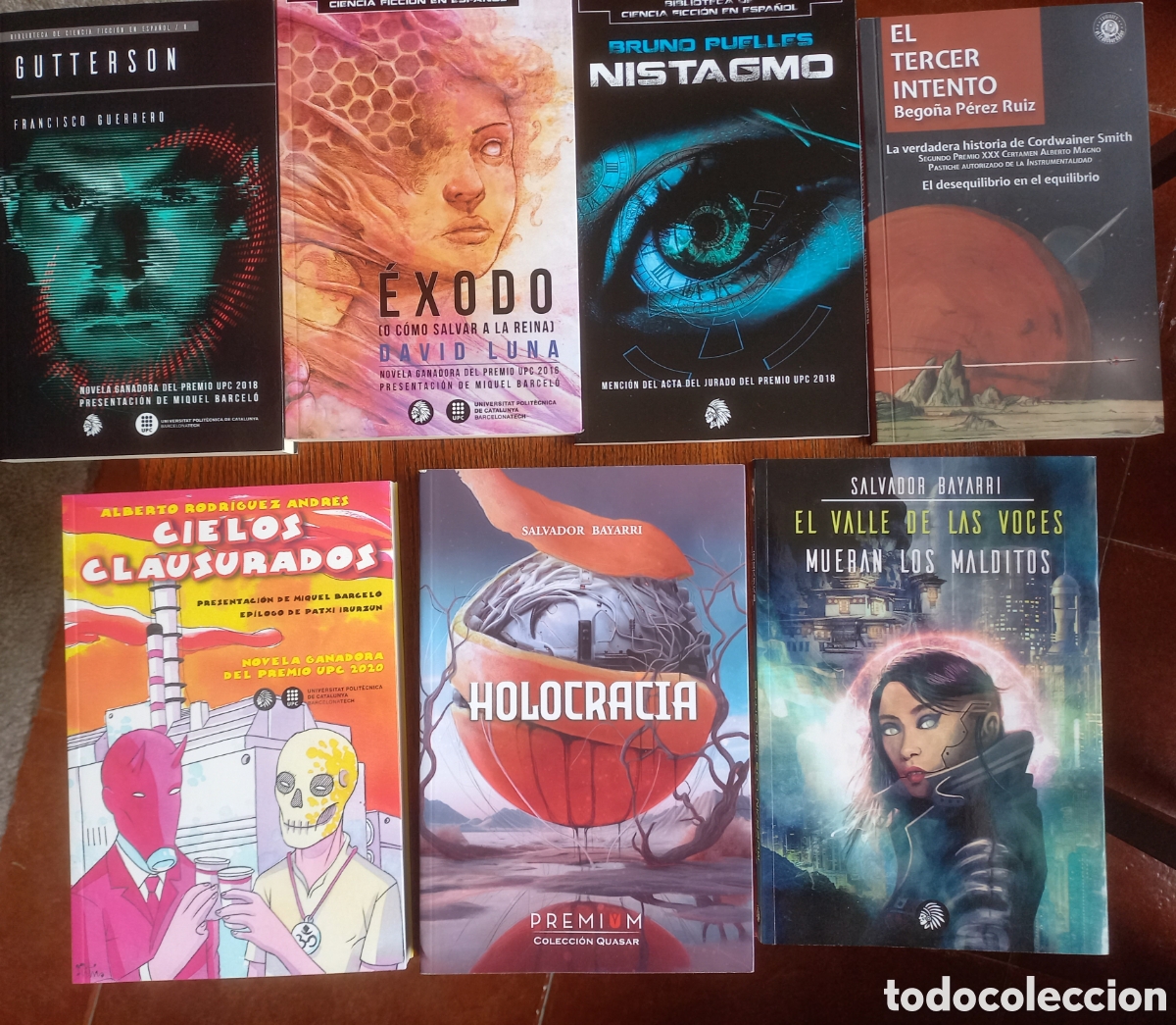 Libros de segunda mano: Lote de 7 libros de ciencia ficci&oacute;n espa&ntilde;ola