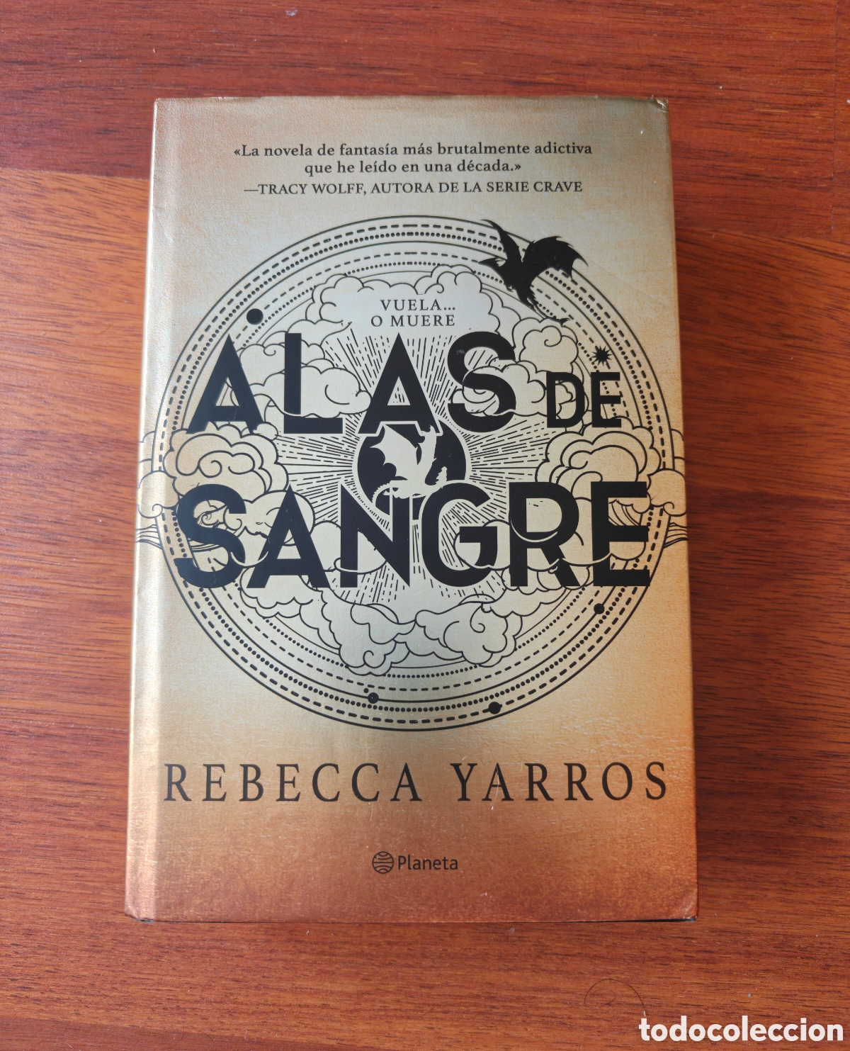 Libros de segunda mano: Alas de Sangre. Primera edici&oacute;n exclusiva con los cantos pintados con dragones.