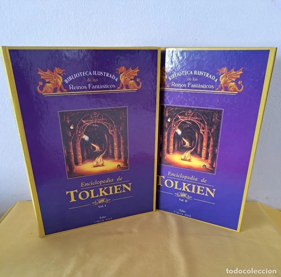 Libros de segunda mano: DAVID DAY - ENCICLOPEDIA TOLKIEN (2 TOMOS) - FOLIO, TIMUN MAS 1996