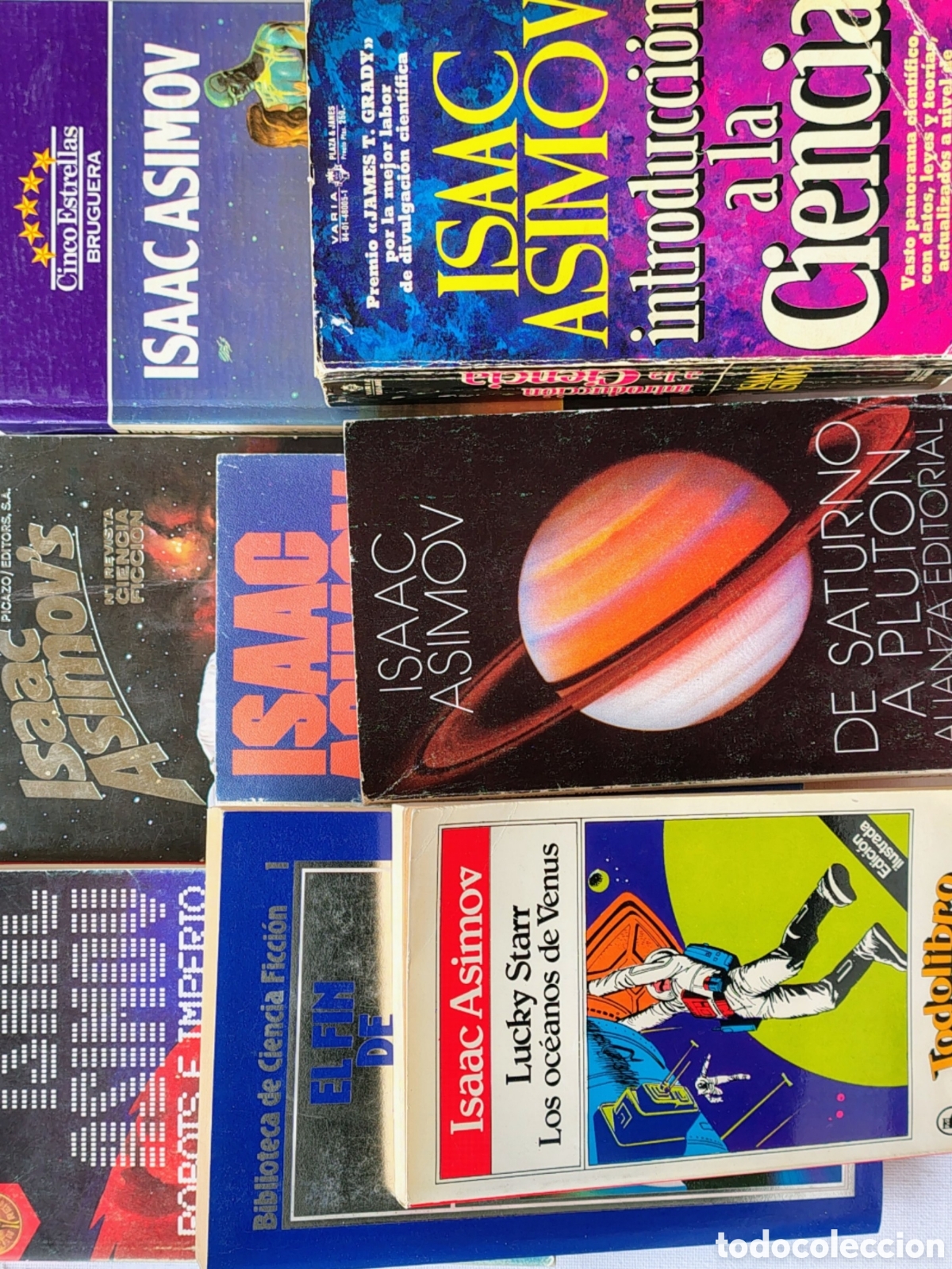 Libros de segunda mano: Lote 8 lbrs Isaac Asimov y ciencia ficci&oacute;n vintage | Bruguera, Plaza & Jan&eacute;s, colecci&oacute;n