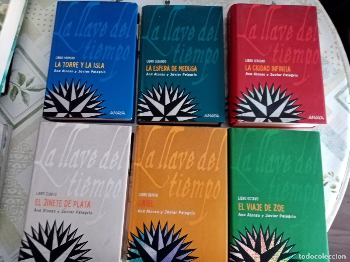 Libros de segunda mano: LA LLAVE DEL TIEMPO ( 6 VOL. ). Ana Alonso y Javier Pelegrin ( ANAYA )