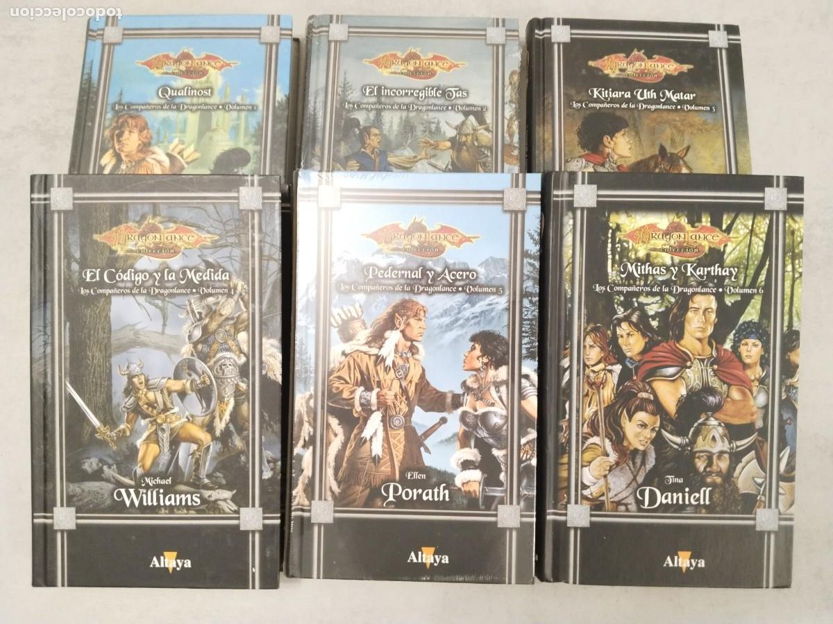Libros de segunda mano: LOS COMPA&Ntilde;EROS DE LA DRAGONLANCE, COMPLETA EN 6 TOMOS, ALTAYA TAPA DURA