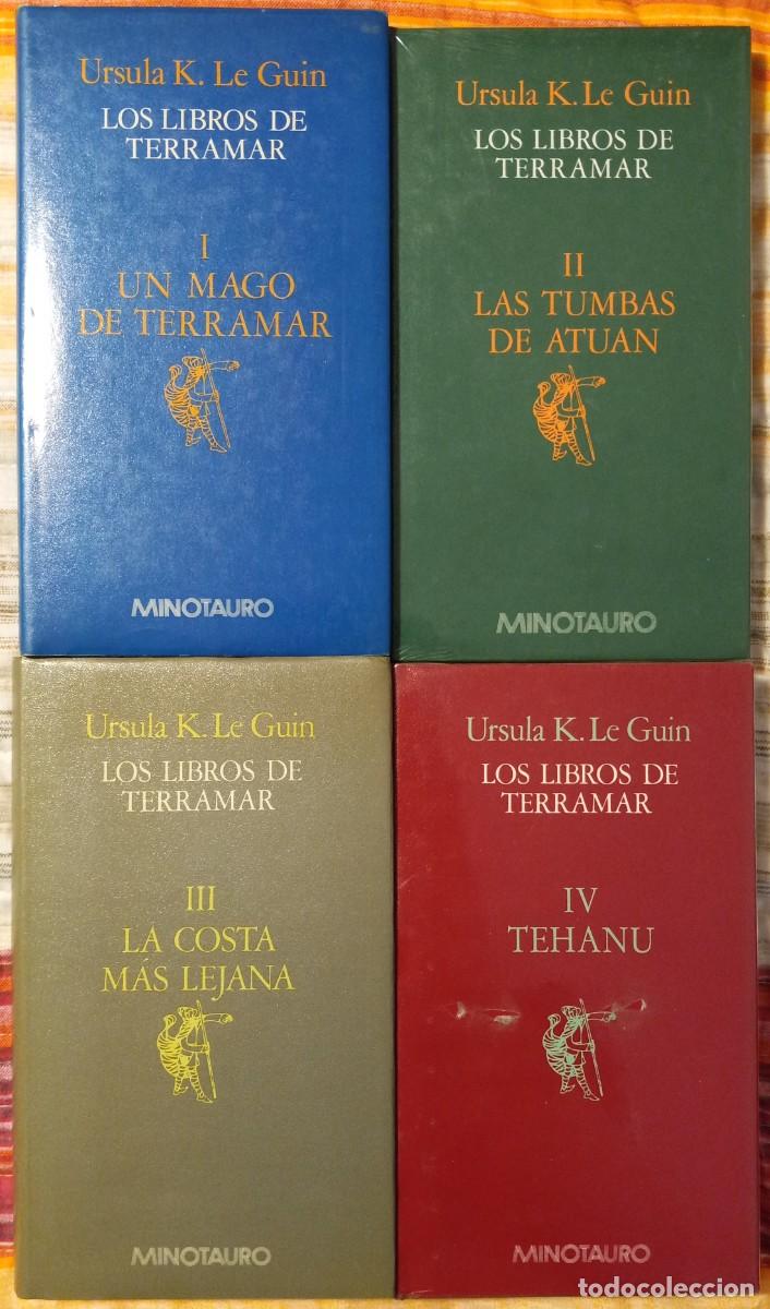 Libros de segunda mano: Tetralog&iacute;a de TERRAMAR, de URSULA K. LE GUIN (MINOTAURO) SERIE COMPLETA