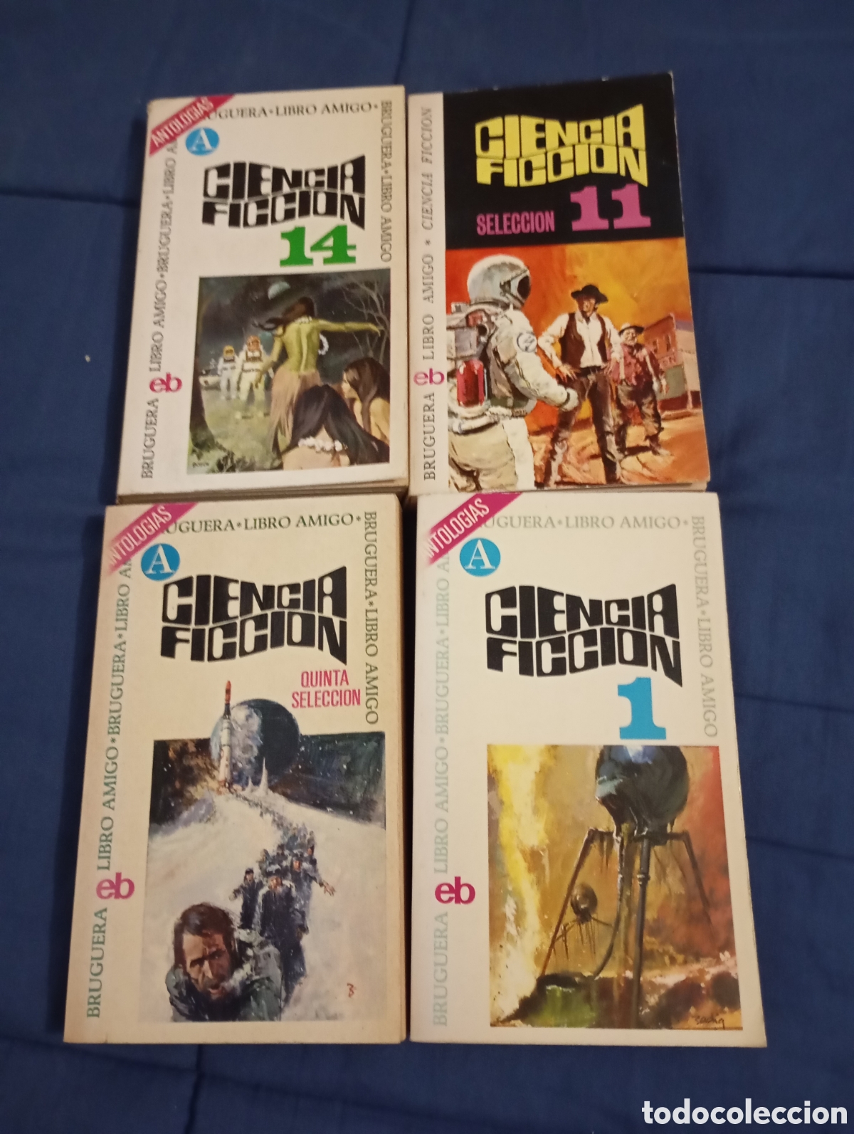 Gebrauchte B&uuml;cher: CIENCIA FICCI&Oacute;N SELECCI&Oacute;N BRUGUERA - LOTE DE 4 TOMOS