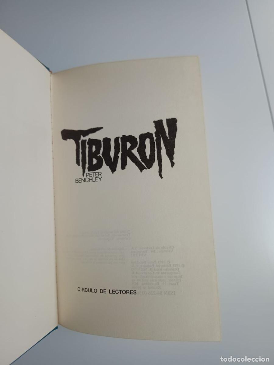 Libros de segunda mano: Libro &rdquo;Tibur&oacute;n&rdquo; de Peter Benchley - Foto 4