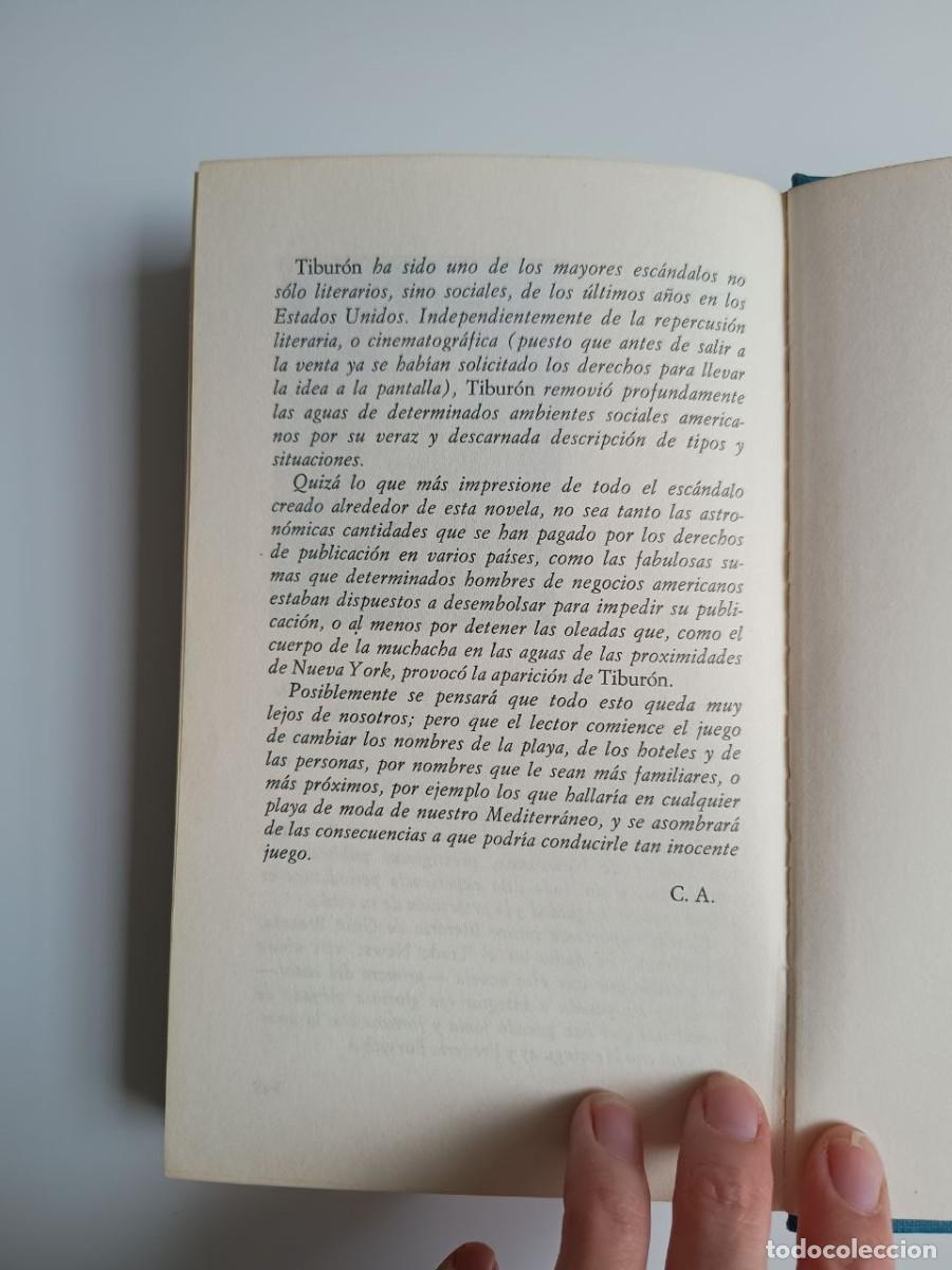 Libros de segunda mano: Libro &rdquo;Tibur&oacute;n&rdquo; de Peter Benchley - Foto 7