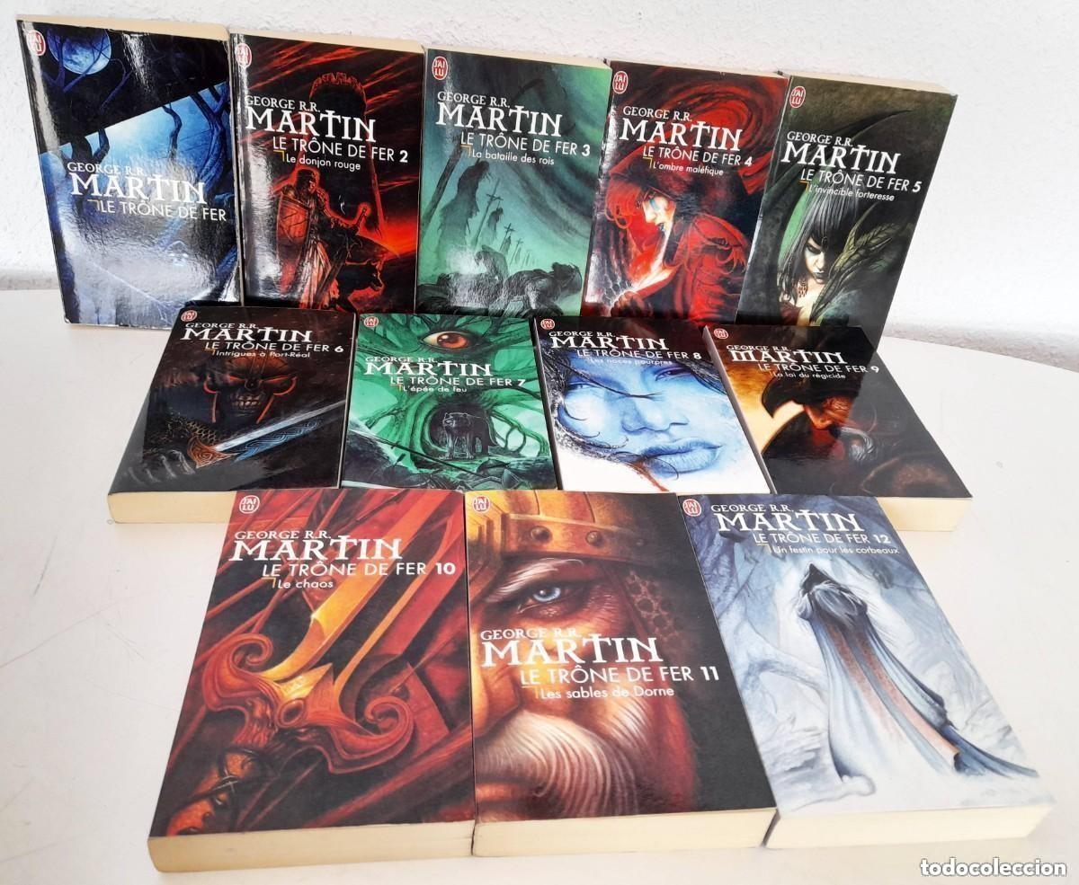 Libros de segunda mano: Juego de Tronos en franc&eacute;s Le Trone de Fer 12 libros J&rsquo;ai Lou George R.R. Martin 1996 a 2007
