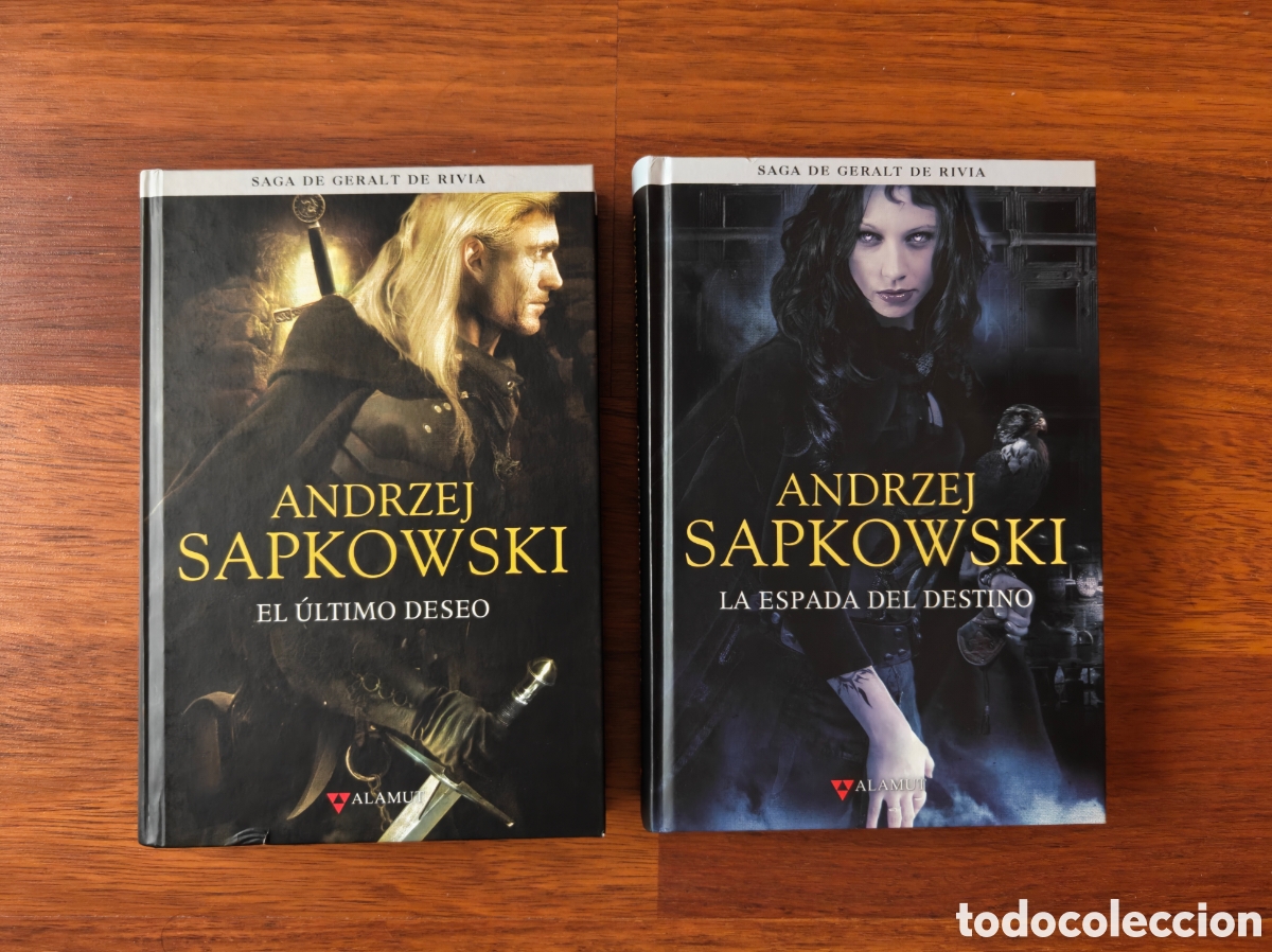 Libros de segunda mano: El &uacute;ltimo deseo y La espada del destino. Geralt de Rivia. The Witcher. Andrzej Sapkowski.