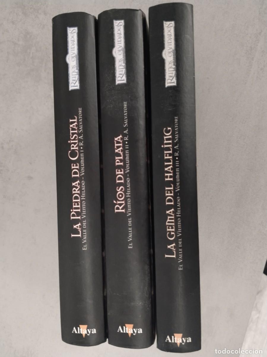 Libros de segunda mano: TRILOGIA EL VALLE DEL VIENTO HELADO COMPLETA ELFO OSCURO REINOS OLVIDADOS ALTAYA TAPA DURA