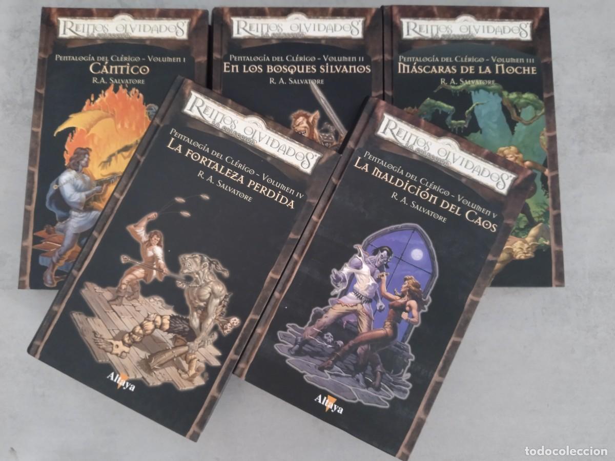 Libros de segunda mano: PENTALOGIA DEL CLERIGO COMPLETA, REINOS OLVIDADOS, SALVATORE ALTAYA TAPA DURA