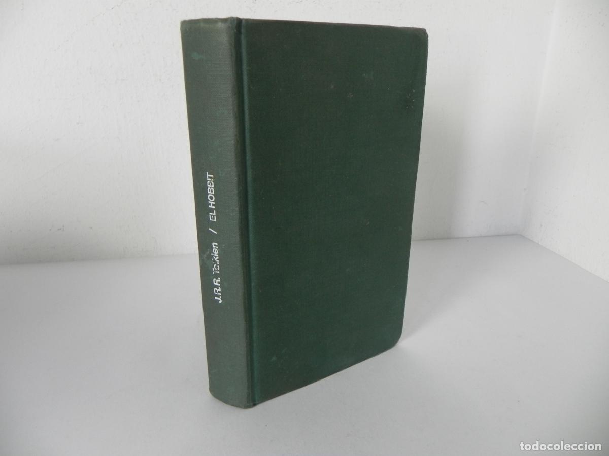 Libros de segunda mano: El Hobbit (Tolkien) - Minotauro 1988 (Tela Verde / Letras Blancas / Leer Estado)