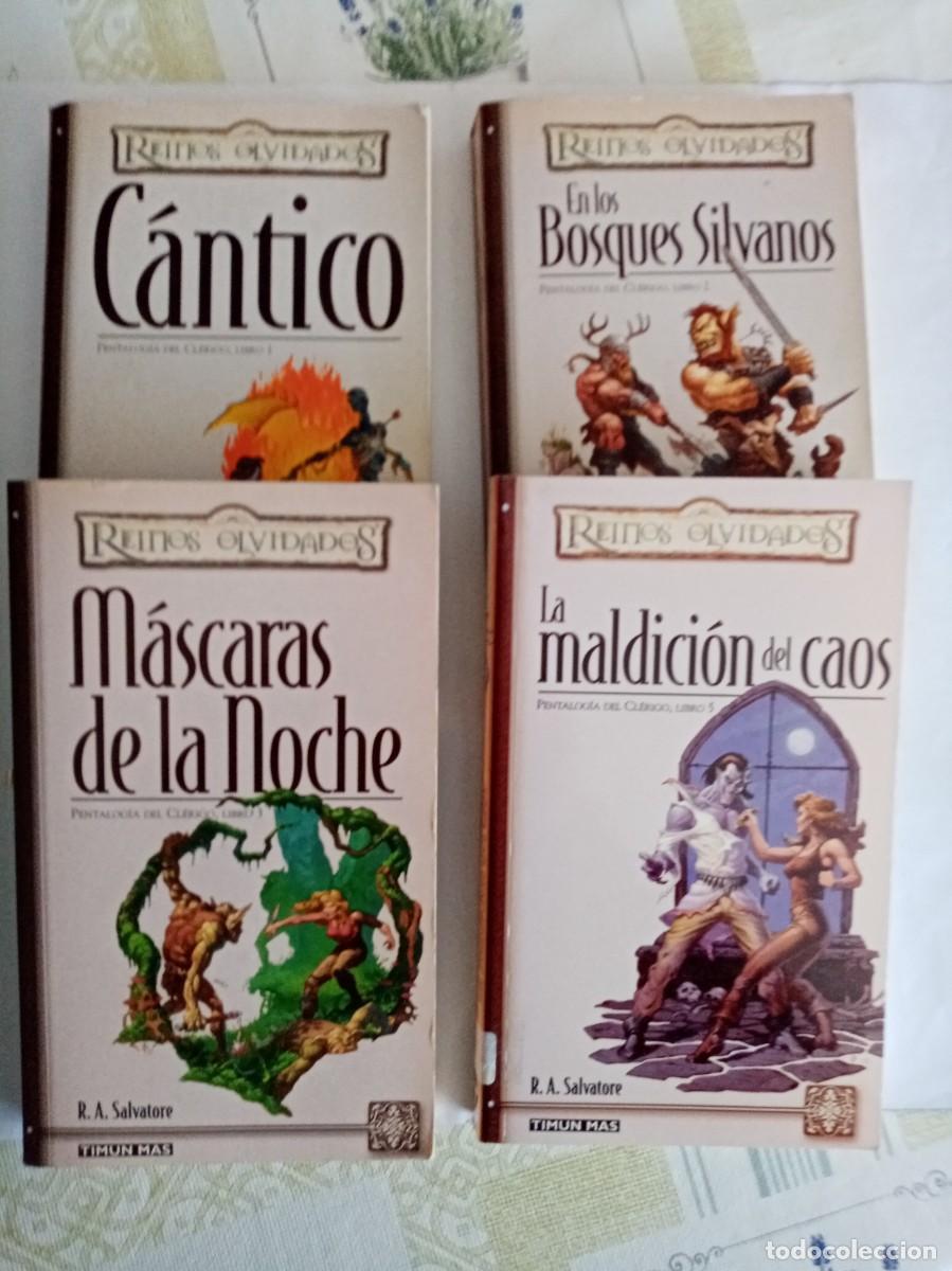 Libros de segunda mano: REINOS OLVIDADOS, PENTALOG&Iacute;A DEL CL&Eacute;RIGO ( 4 VOL.). R A Salvatore ( TIMUN MAS )