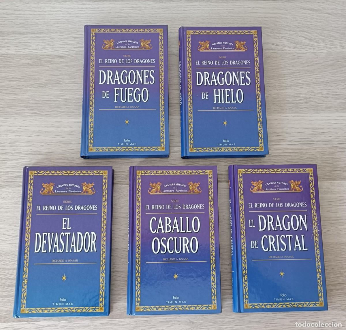 Libros de segunda mano: Serie EL REINO DE LOS DRAGONES, Completa de Richard A. Knaak, Timun Mas, 5 Tomos