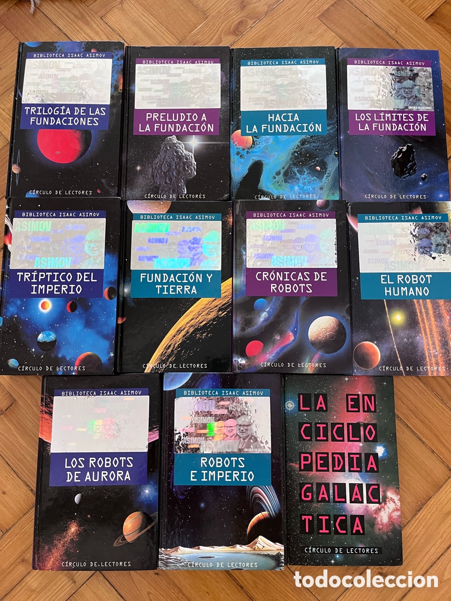 Libros de segunda mano: Biblioteca Isaac Asimov. Colecci&oacute;n completa 11 tomos. C&iacute;rculo de Lectores