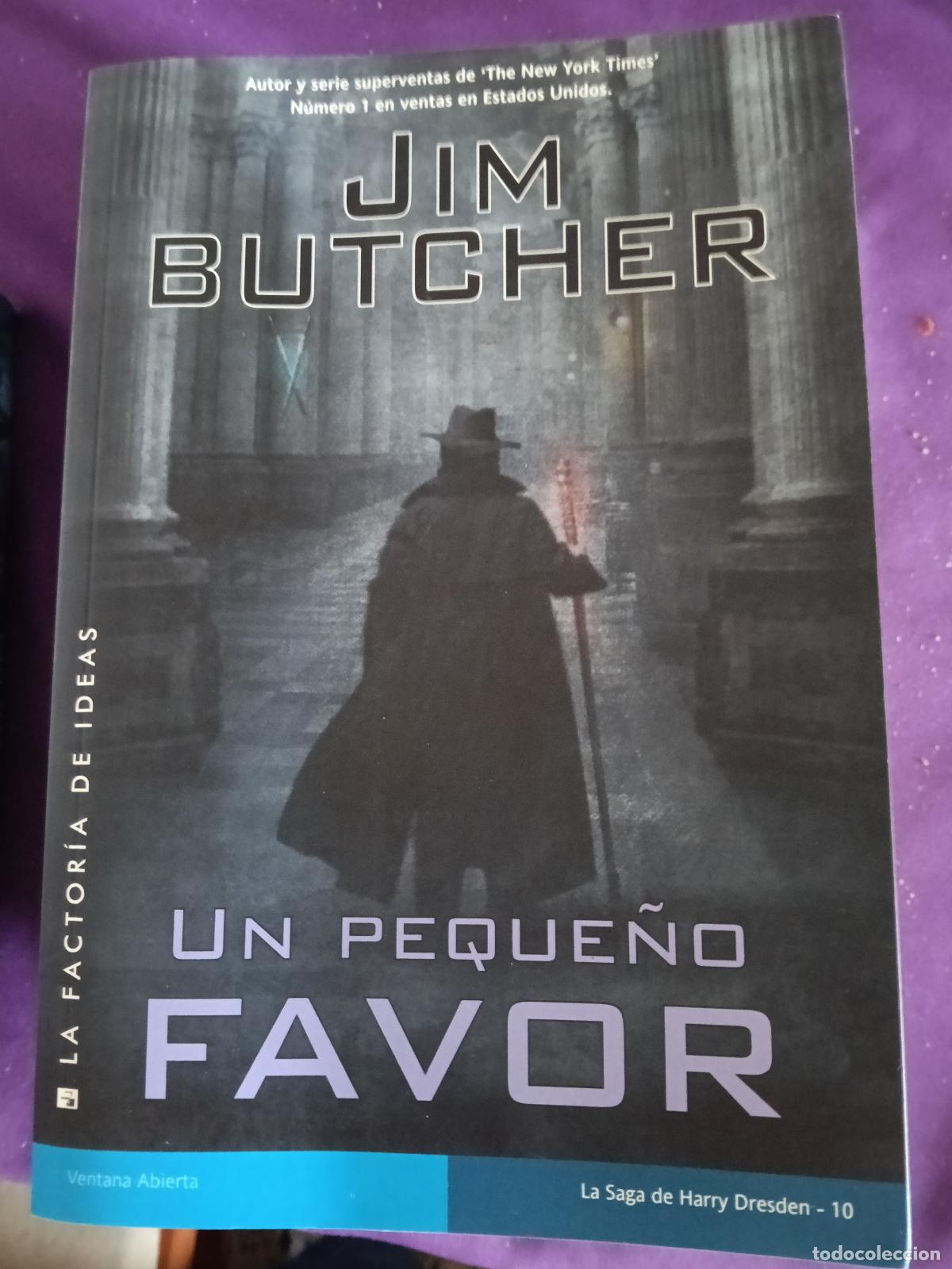Libros de segunda mano: UN PEQUE&Ntilde;O FAVOR JIM BUTCHER LA SAGA DE HARRY DRESDEN 10