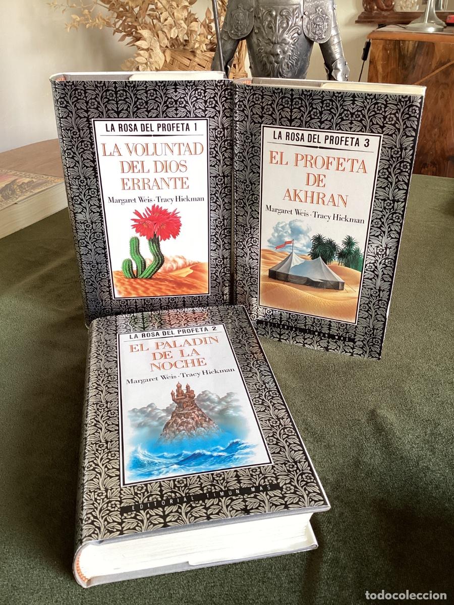 Libros de segunda mano: LA ROSA DEL PROFETA (3 VOL.). MARGARET WEIS Y TRACY HICKMAN. EDITORIAL TIMUN MAS. 1990.
