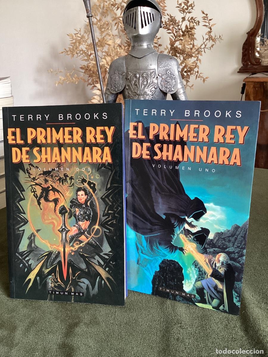 Libros de segunda mano: EL PRIMER REY DE SHANNARA. 2 TOMOS. COMPLETO. TERRY BROOKS. TIMUN MAS. 1999.