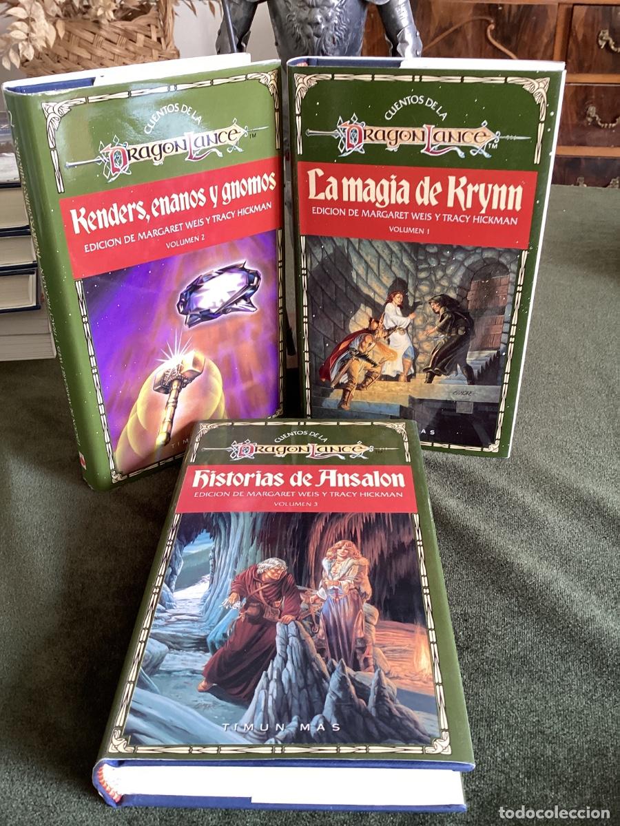 Livros em segunda m&atilde;o: CUENTOS DE LA DRAGONLANCE. PRIMERA TRILOG&Iacute;A COMPLETA. TIMUN MAS, 1992/3.