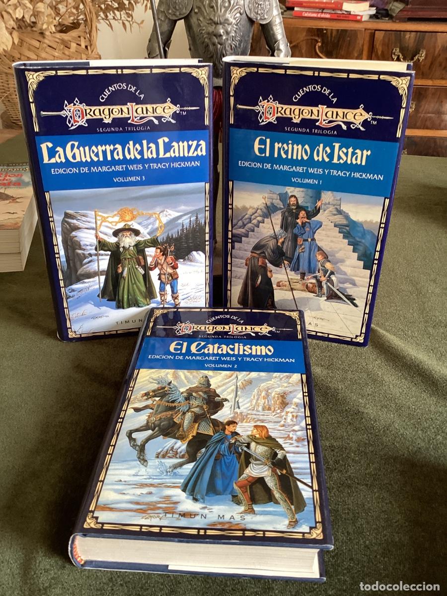 Libros de segunda mano: CUENTOS DE LA DRAGONLANCE. SEGUNDA TRILOGIA COMOLETA. TIMUN MAS. 1993/4.