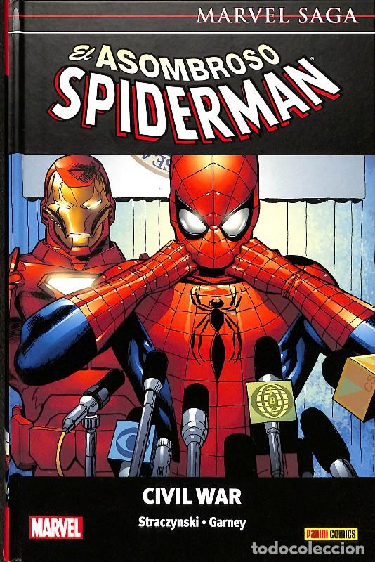 Libros de segunda mano: El Asombroso Spiderman Civil War - Straczynski, Joe Michael/Garney, Ron - Panini - Marvel Saga, 27