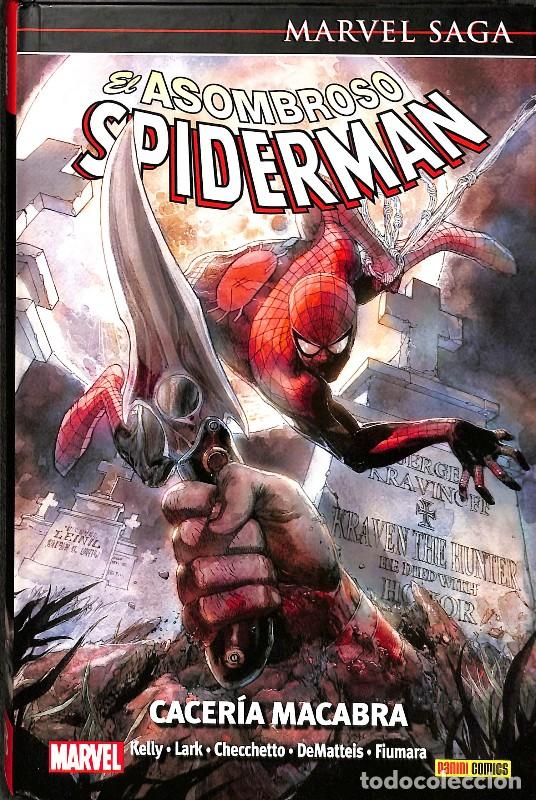 Libros de segunda mano: El Asombroso Spiderman: Cacer&iacute;a Macabra - Lark, Guggenheim, Kelly, Mayhew - Panini - Marvel Saga, 28
