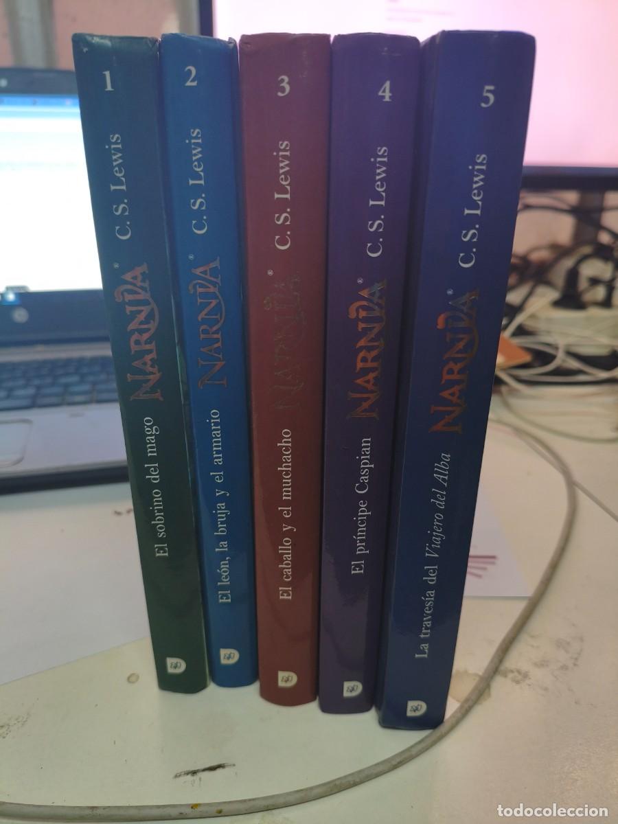 Libros de segunda mano: Saga Las Cr&oacute;nicas de Narnia 5 primeros Tomos por C. S. Lewis de Ediciones Destino