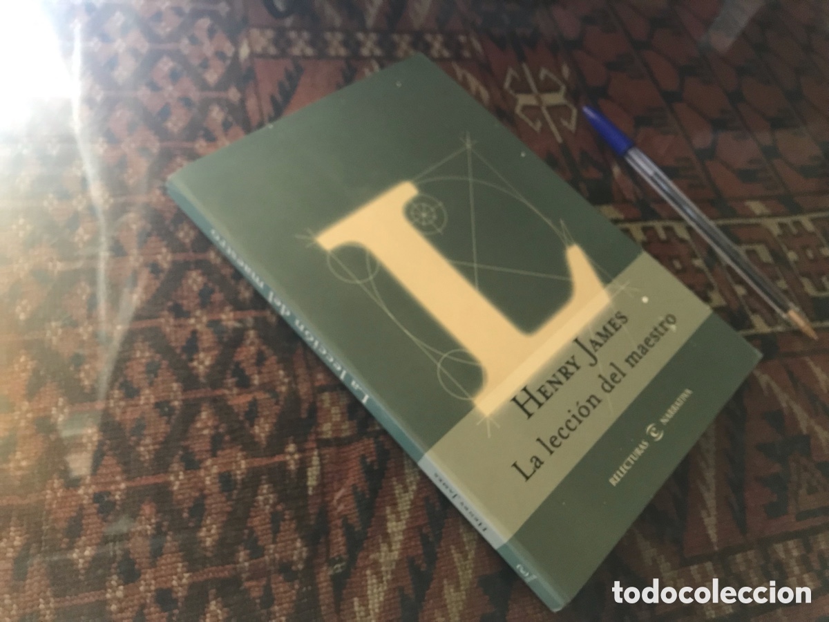 Libros de segunda mano: La lecci&oacute;n del maestro. Henry James. Espasa