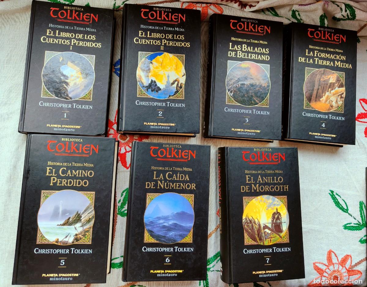 Libros de segunda mano: Biblioteca J. R. R. Tolkien. La Historia de la Tierra Media Completa, 1 a 7. Planeta DeAgostini.